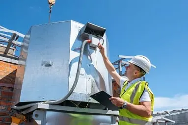 HVAC and mechanical work on a Maryland project